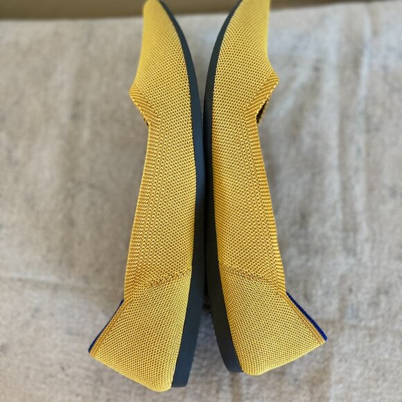 Rothy's Woman's Marigold The Point 11 Comfort Flats Shoes Sz 10 - Picture 7 of 15